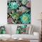 Designart - Floral Succulents - Traditional Canvas Artwork